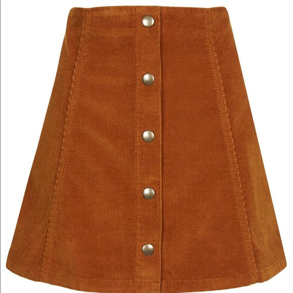 Topshop Dresses & Skirts - TOPSHOP A line Cord Skirt